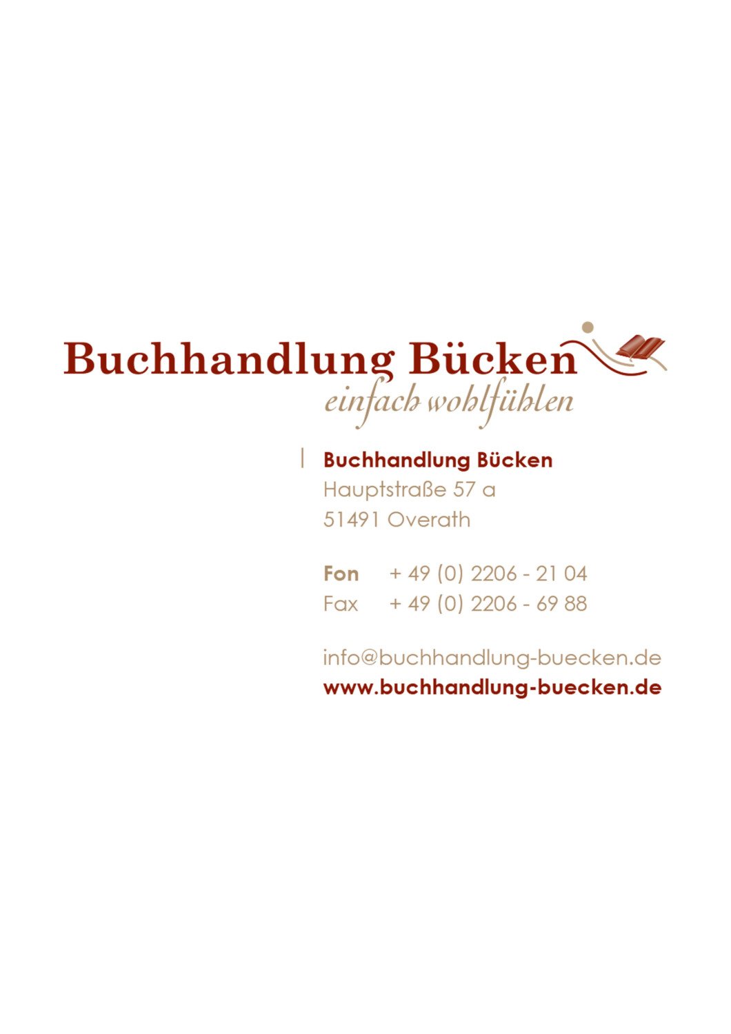 Buchhandlung Bücken OGGS Overath